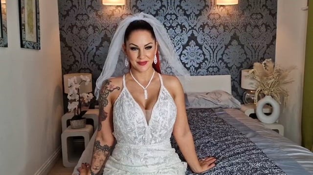 Nothing says Hotwife more than fucking a huge dick in my wedding dress